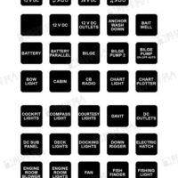 KIT 60 ETIQUETTES NOIRES