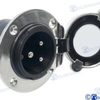 BASE SOCKET PORT INOX 16A