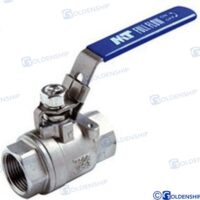 VANNE 1/4 DE TOUR 1-1/2 INOX.