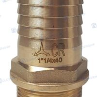 RACCORD 1''1/4 X 40 M. LAITON CR