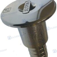 NABLE POUR EAUX USEES 38MM LAITON CHROME