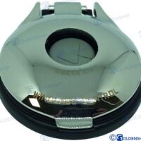 INTERRUPTEUR A PIED INOX NOIR