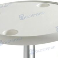 TABLE RONDE BLANCHE 610 MM