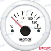 THERMOMETRE D'EAU BLANC 40/120°