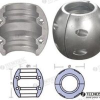ANODE INOX D''ARBRE DE 38MM.